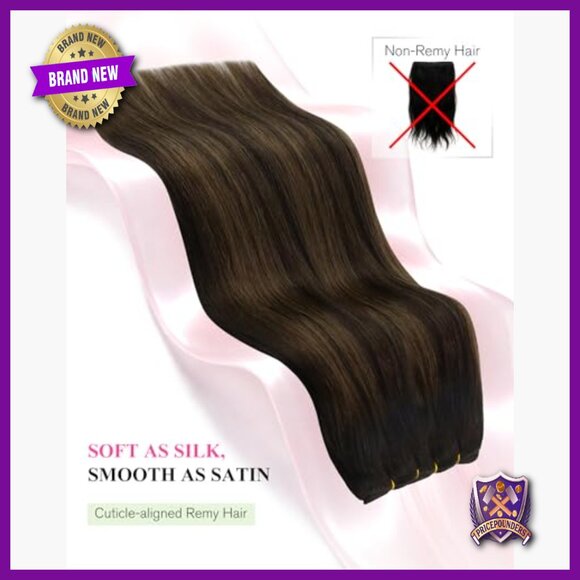 18 Inch Human Hair Weft Extensions 100g Sew In Volumizing Remy Hair